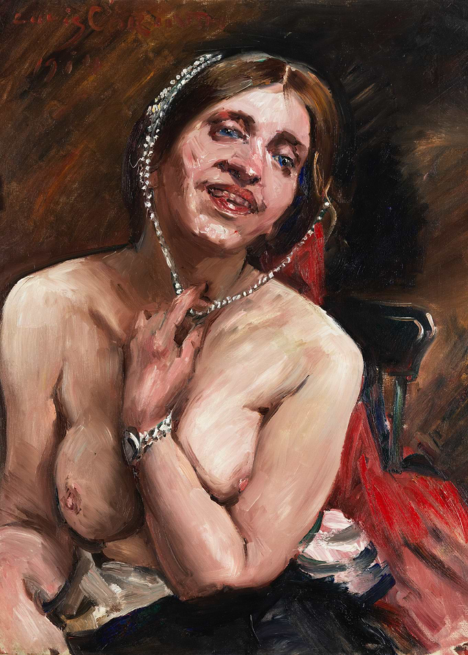 Woman with Pearl Necklace
