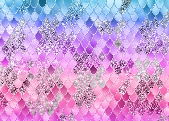 Summer Unicorn Mermaid Scales 1