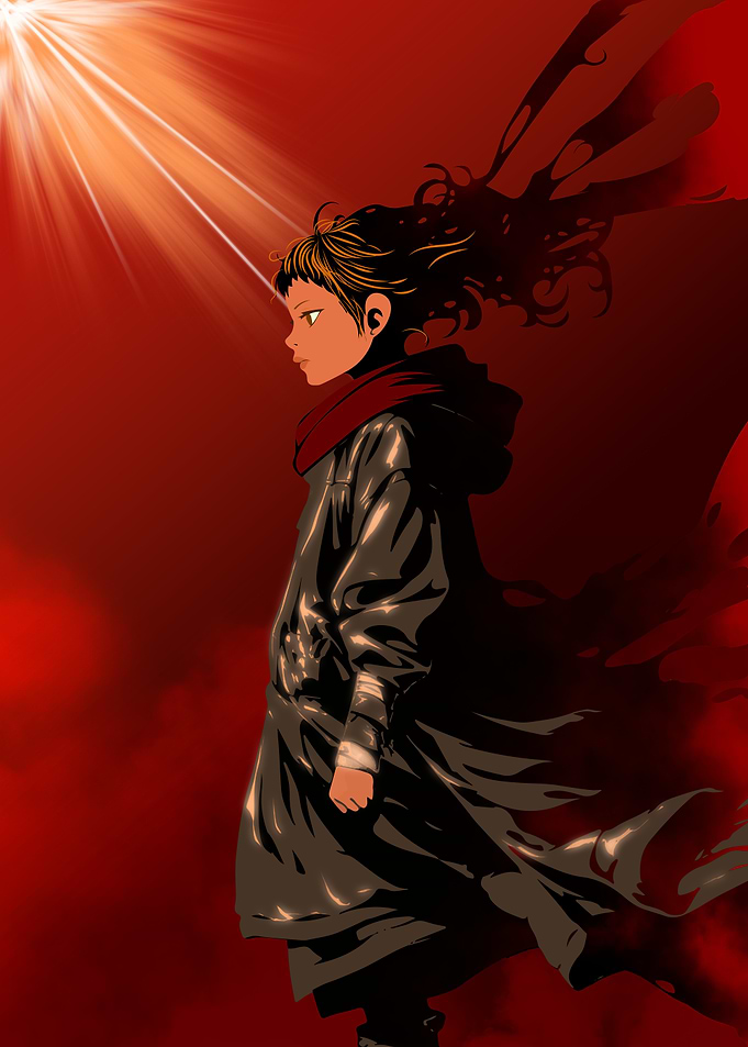 Anime Girl in Red