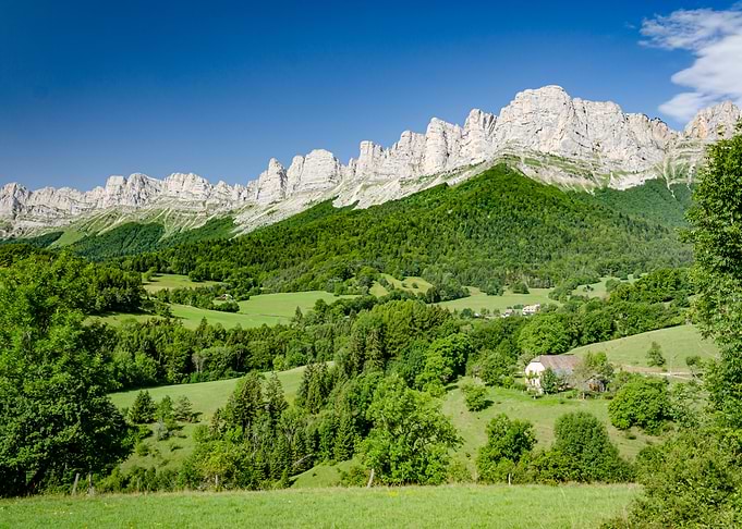Mountain Valley Landscape Vercors