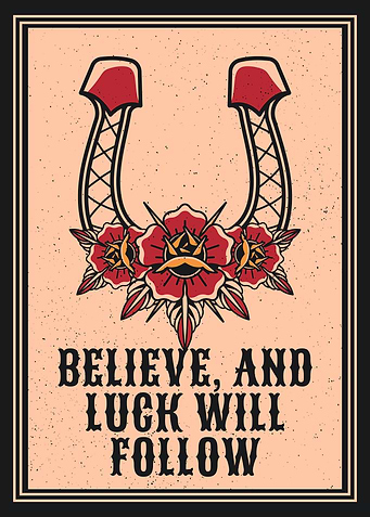 Vintage Horseshoe Tattoo Art