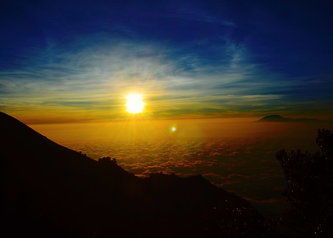 Sunrise Over Clouds