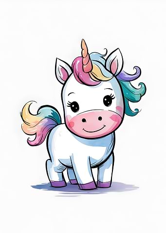 Cute Rainbow Unicorn
