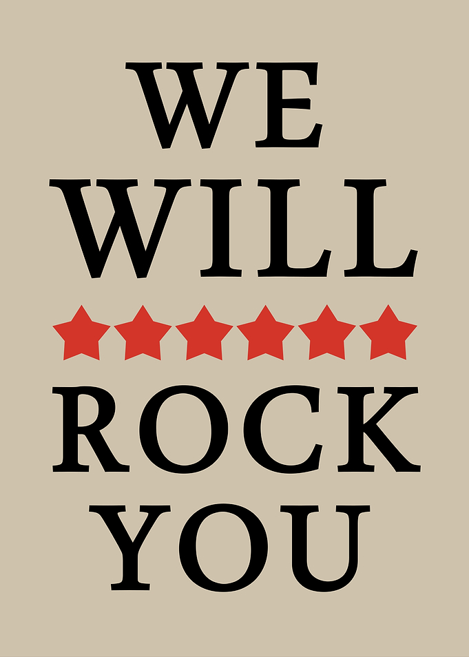 We Will Rock You Poster