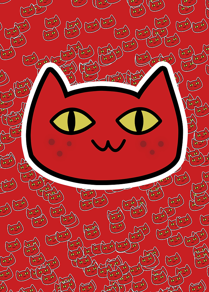 Red Cat Pattern