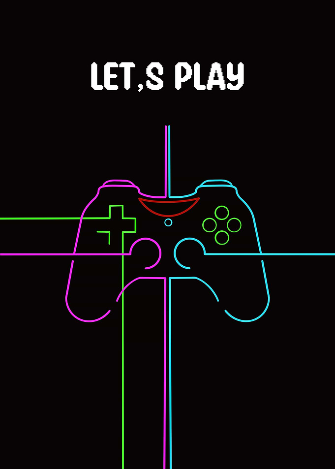 Neon Game Controller