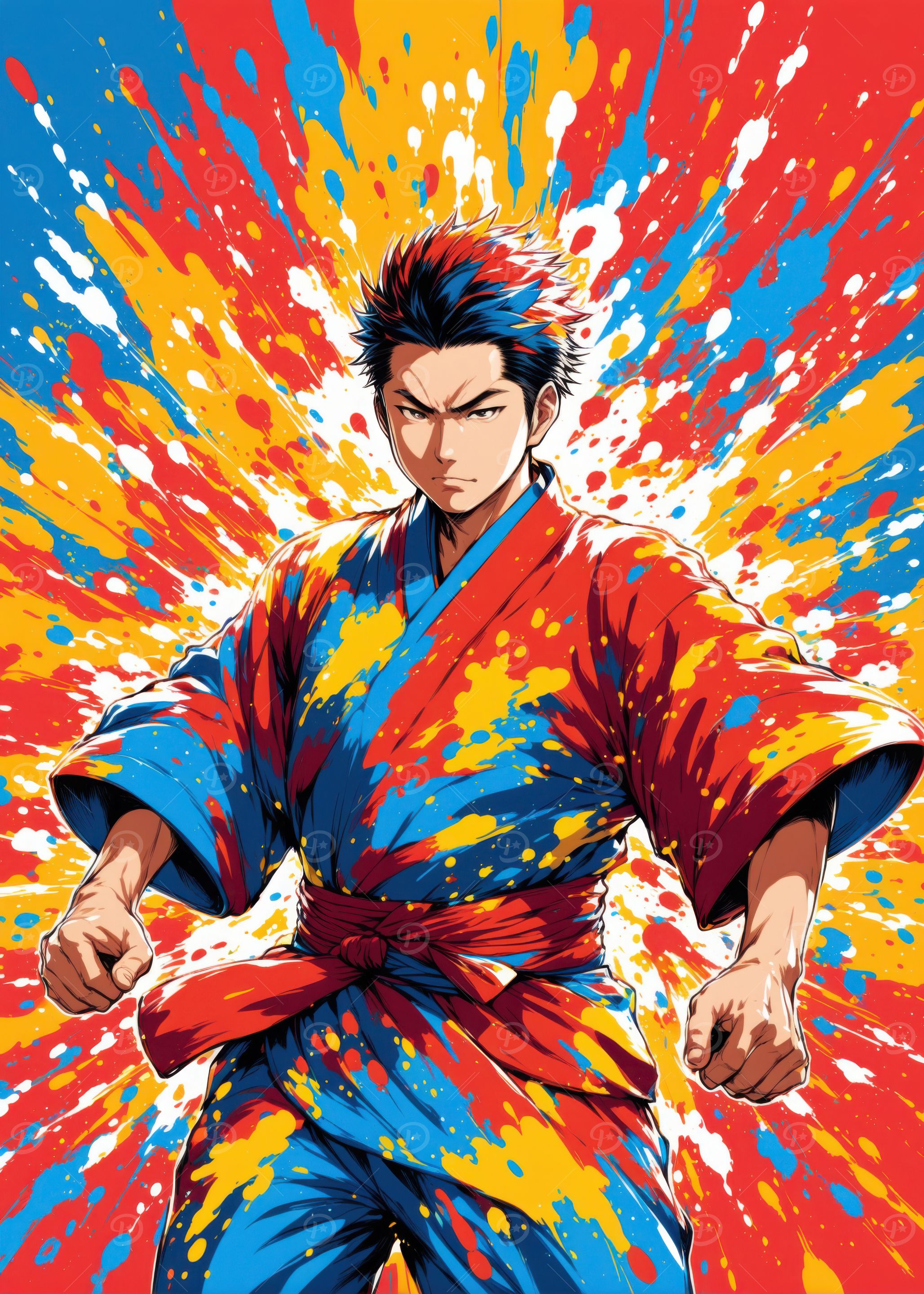 Anime Martial Arts Character
