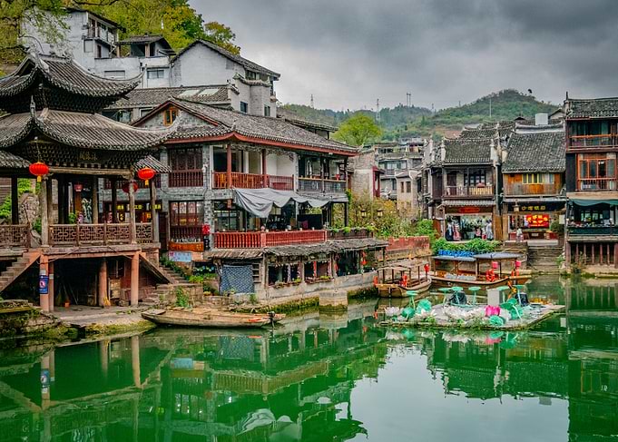 Waterfront Village in China
