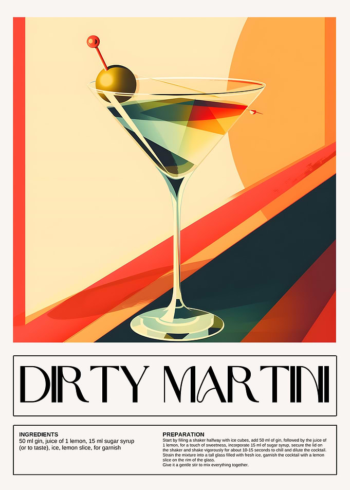 Dirty Martini Cocktail Recipe