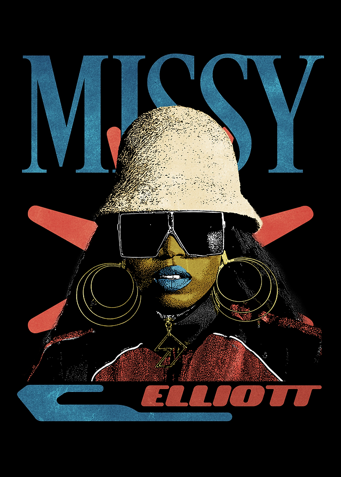 Missy Elliott Hip hop 90s Poster