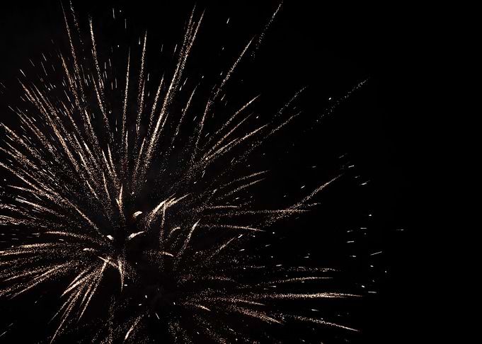 Golden Firework Glam 1