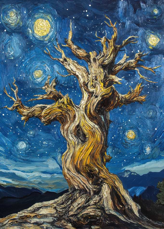Starry Night Tree