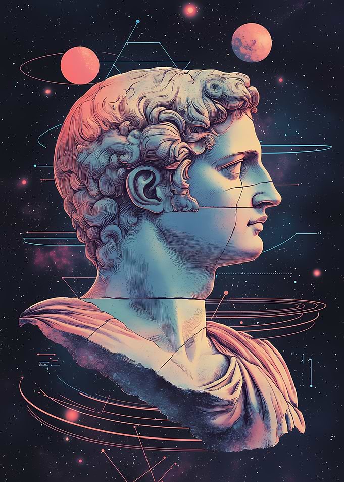 Ancient Sculpture in Cosmic Space