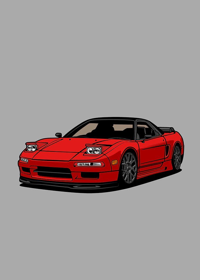 Red Honda NSX