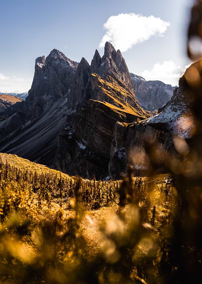 Mountain Peaks Landscape