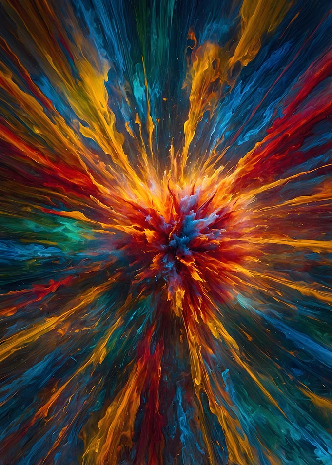 Abstract Color Explosion