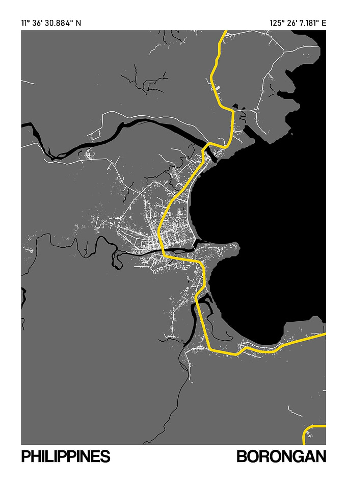 Borongan City Street Map