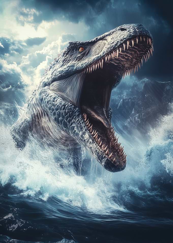 Mosasaurus Dinosaur Sea Monster