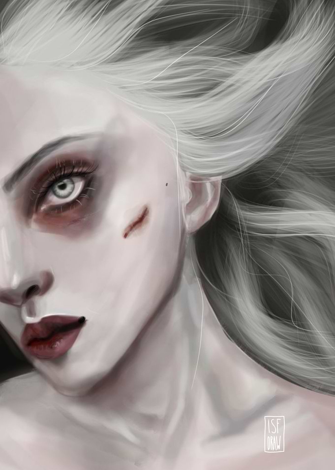 Slavic tales occult art fantasy portret