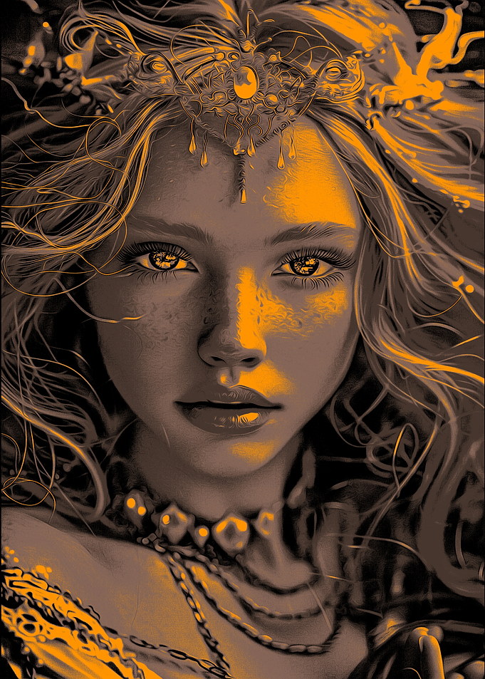 Mystical Woman Portrait