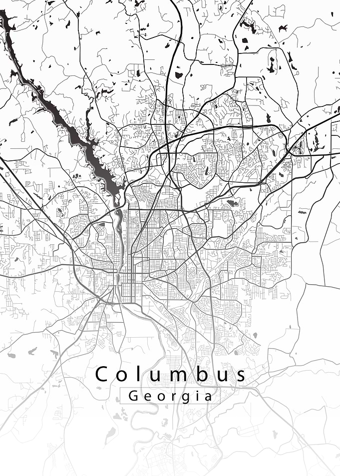 Columbus Georgia Map