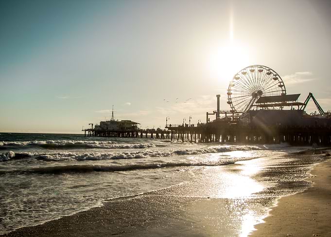 Santa Monica Pier Sunset