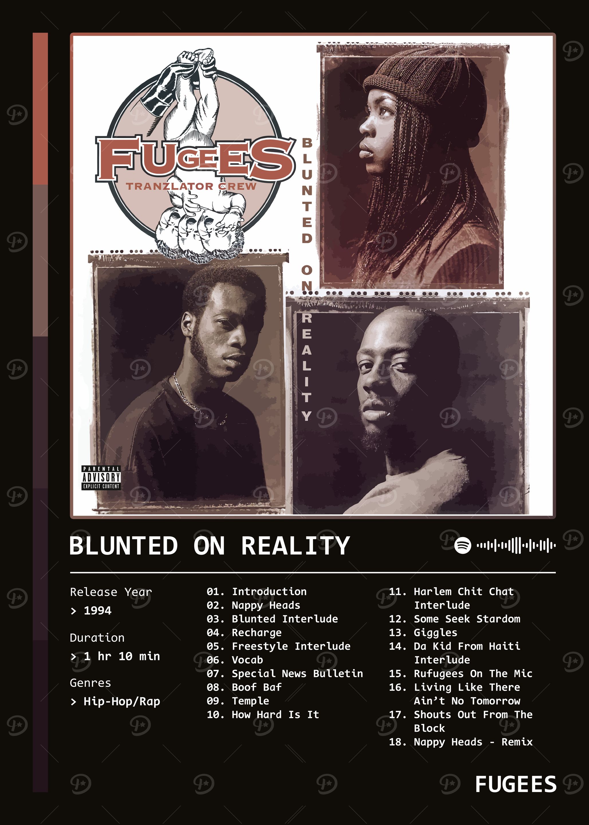 Fugees Posters Online - Shop Unique Metal Prints, Pictures