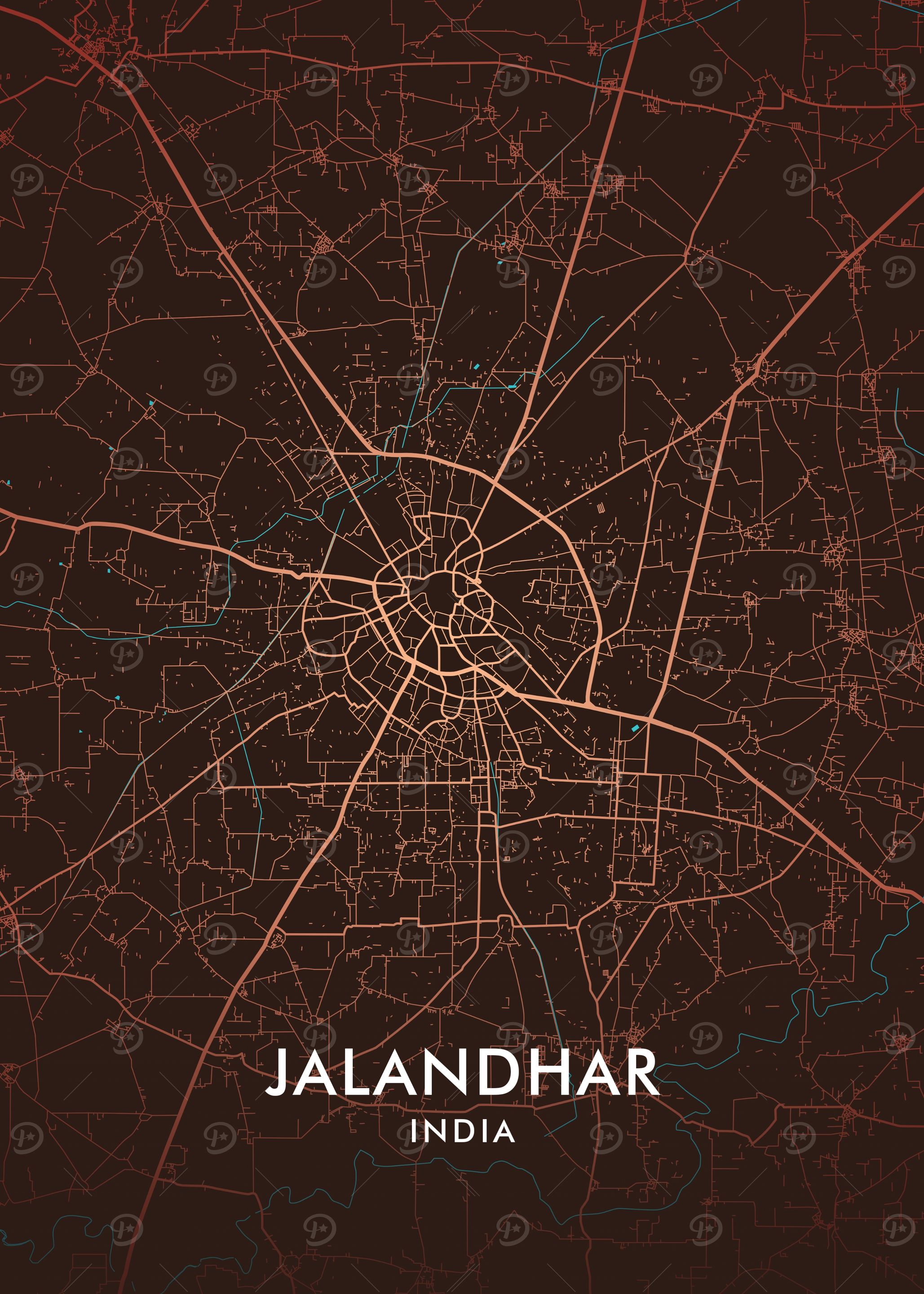 Jalandhar City Map