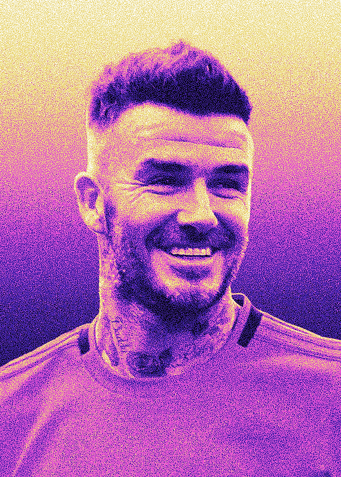 David Beckham Portrait