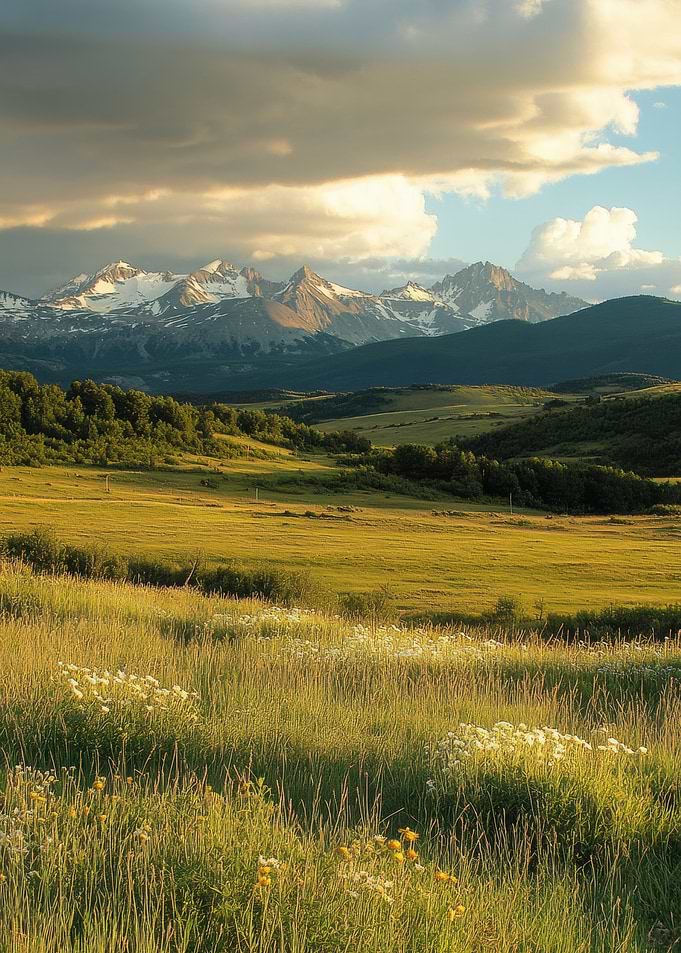 Mountain Meadow Sunset