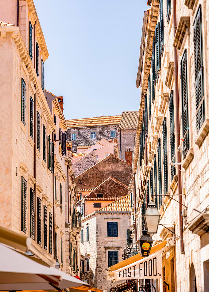 Narrow Street in Old Town
