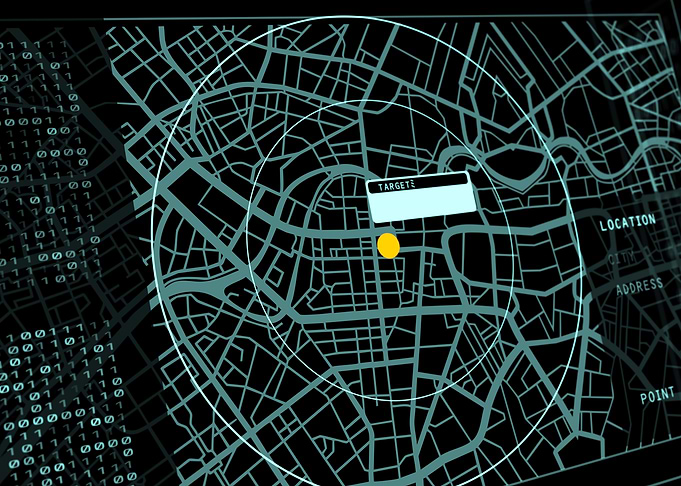 Digital City Map Interface