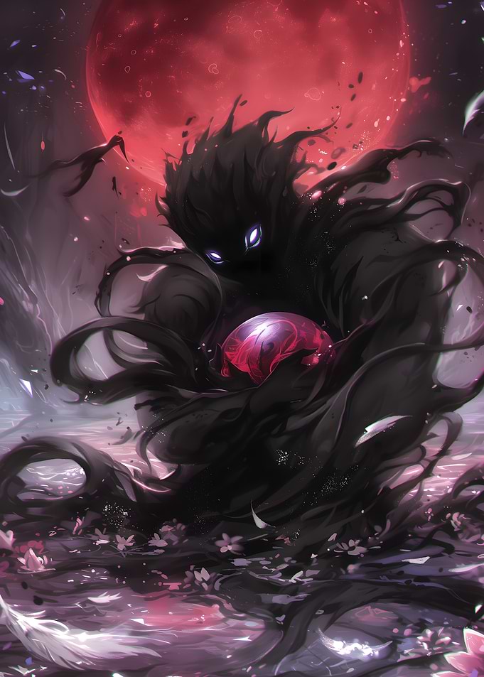 Dark Figure with Orb