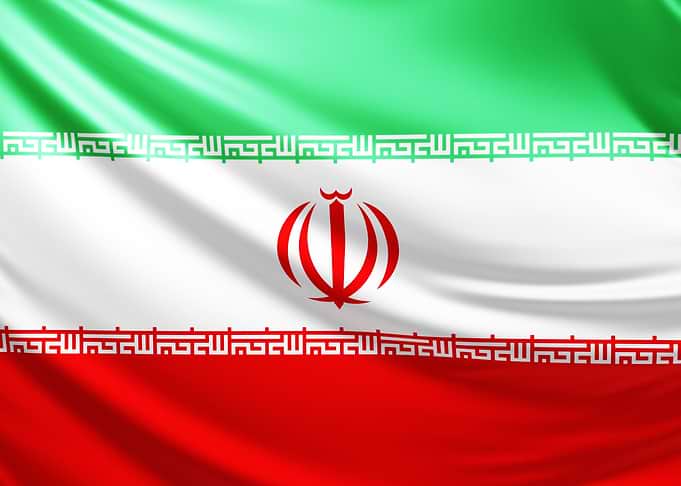 Iranian Flag, national symbol of iran