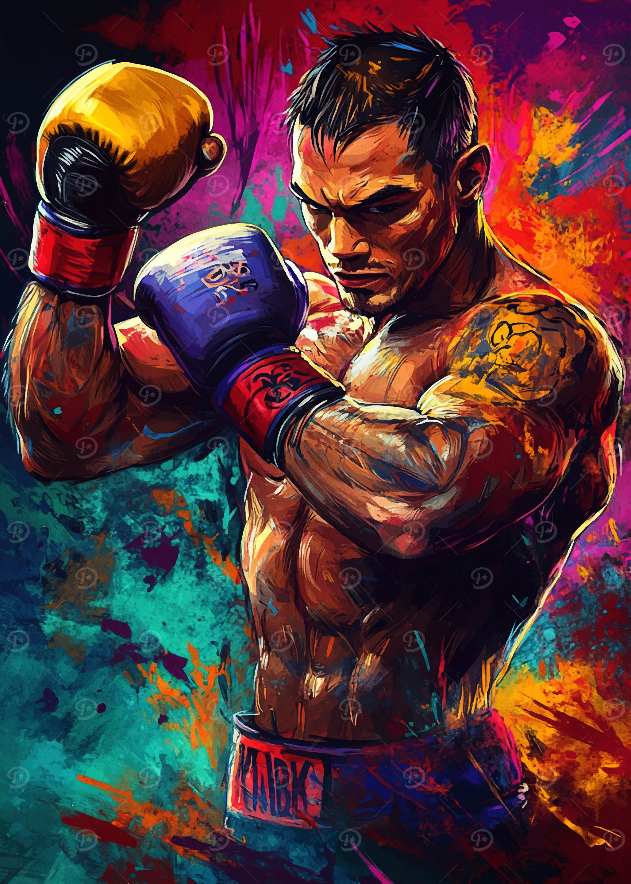 Boxer in Action