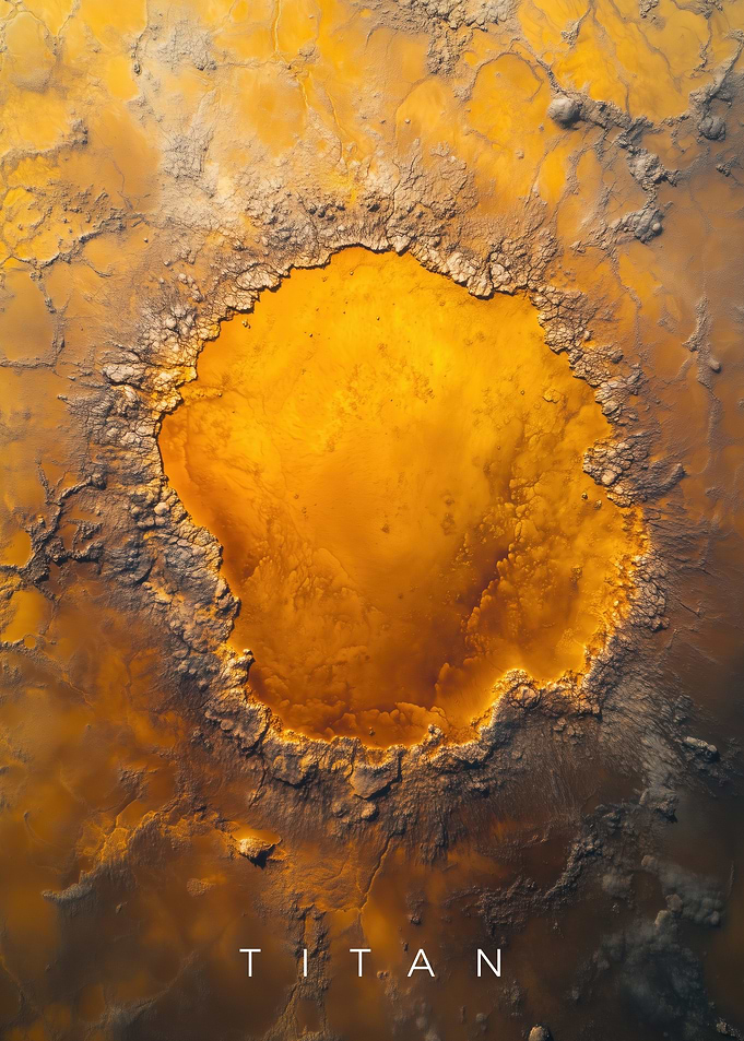 Titan Mysterious Impact Saturn Moon