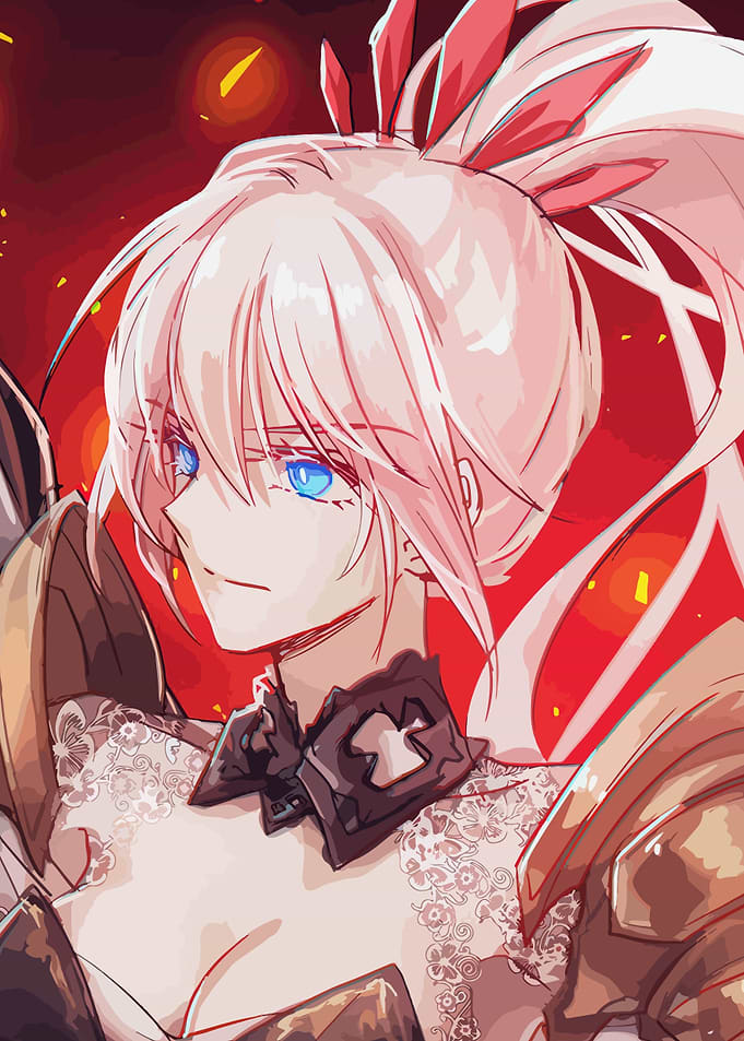 Anime Girl with Pink Hair