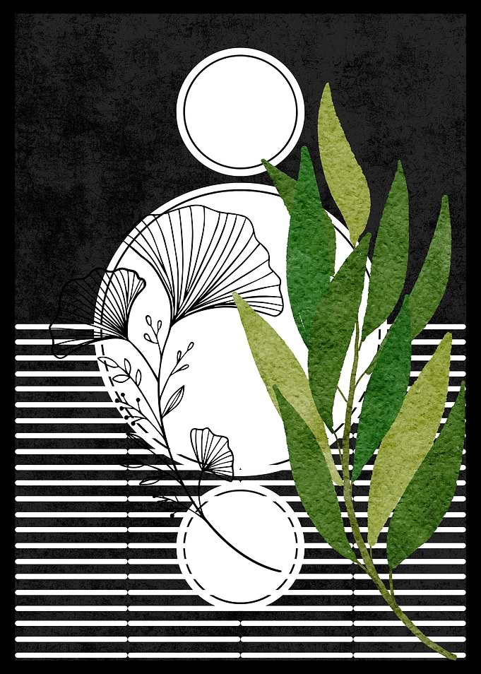 Botanical Line Art Print