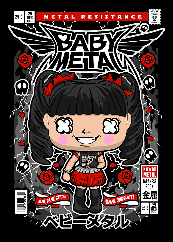 Babymetal Comic Cover