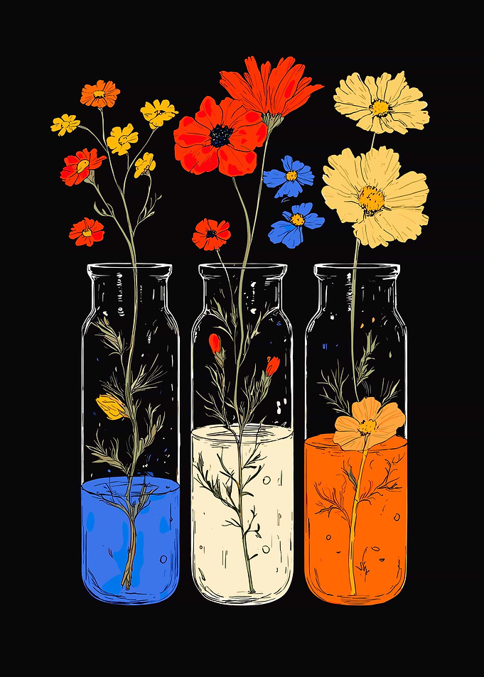 Flowers in Vases