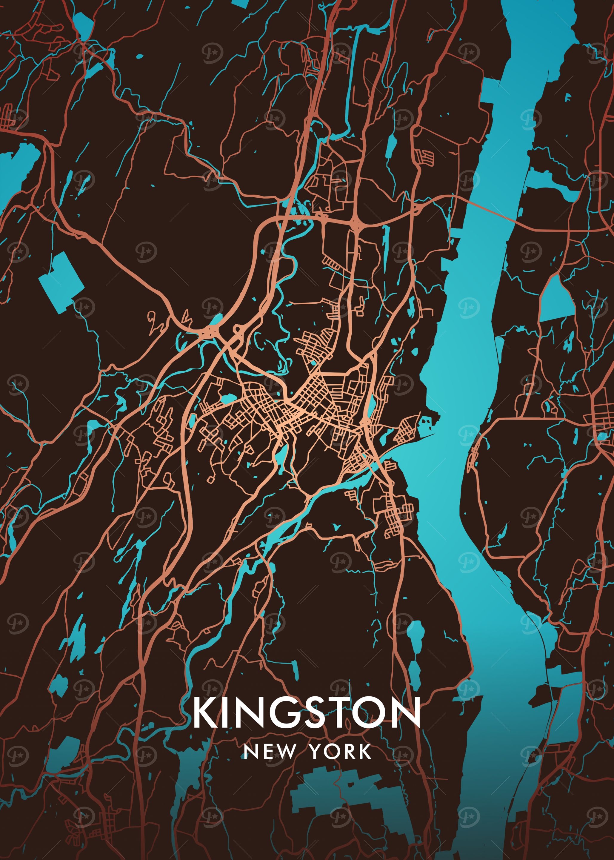 Kingston, New York Map