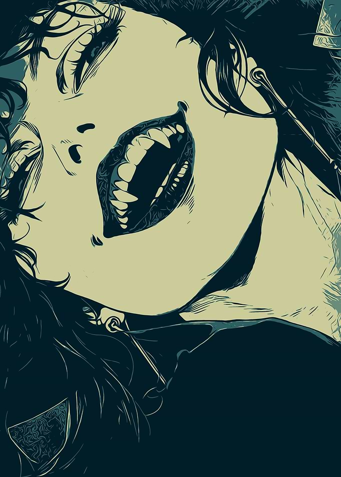 Vampire Woman Portrait
