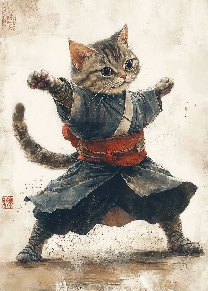 Kung Fu Cat