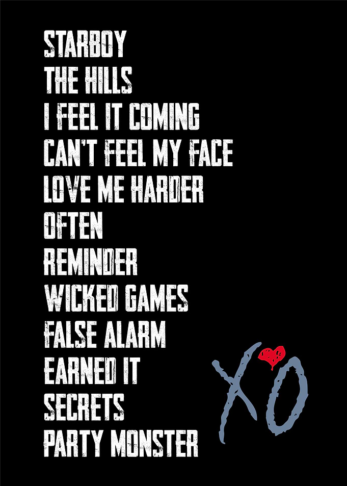 The Weeknd Album Titles