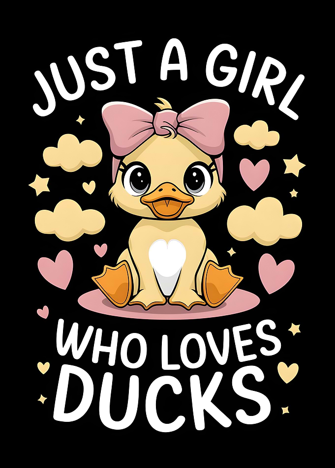 Duck Lover Girl Design