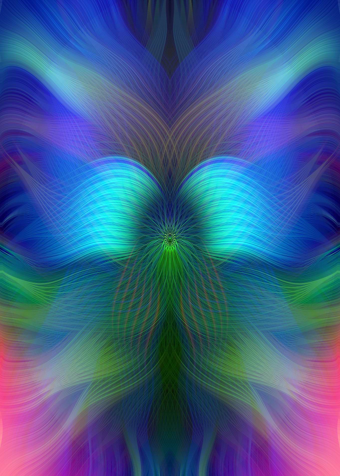 Abstract Colorful Lines