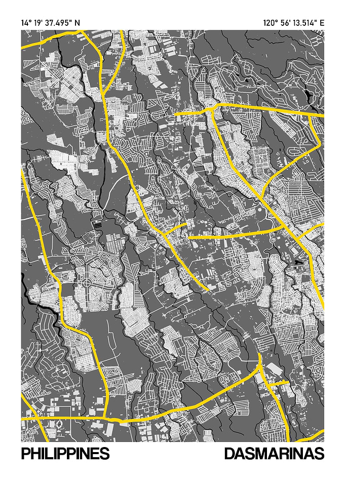 Dasmarinas City Street Map