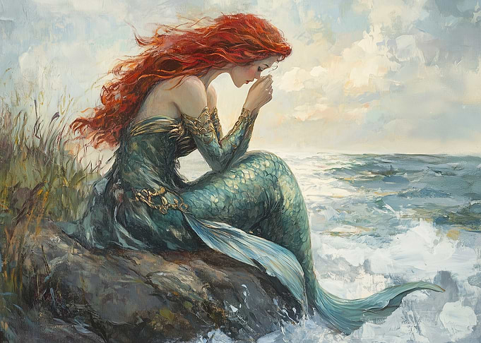 Mermaid on the Rocks