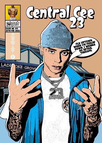 Central Cee 23 Comic Book Cover