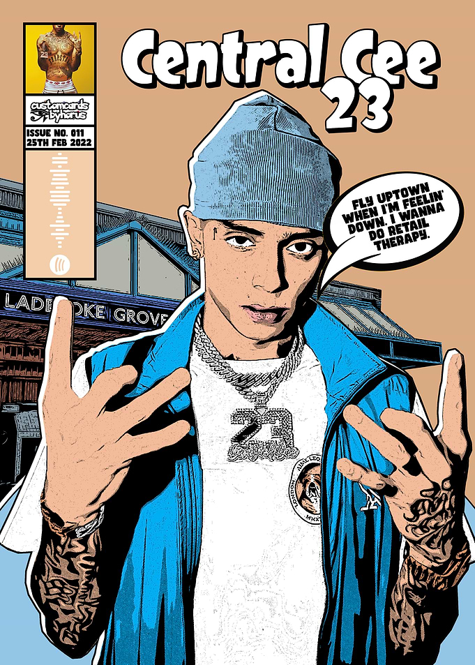 Central Cee 23 Comic Book Cover